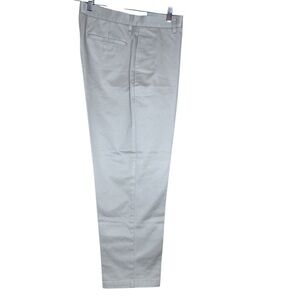 Cambridge Classic men’s  34X30 beige flat front pants 100% cotton pockets